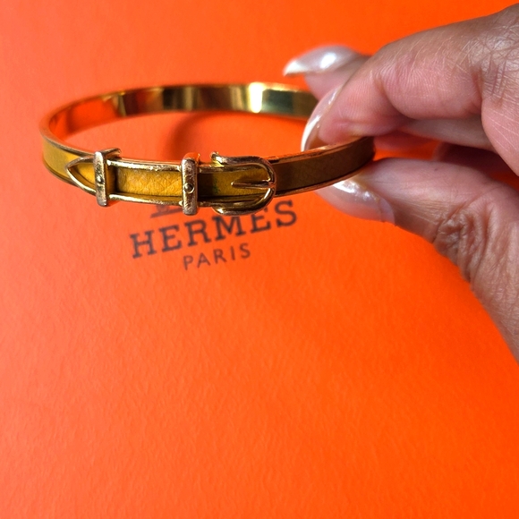 Hermes Gold and Yellow Bracelet - Picture 1 of 5